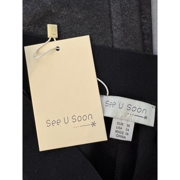 NEW SEE U SOON NORDSTROM Pull On Skinny Leg Sweatpants Size 4 - Picture 4 of 6